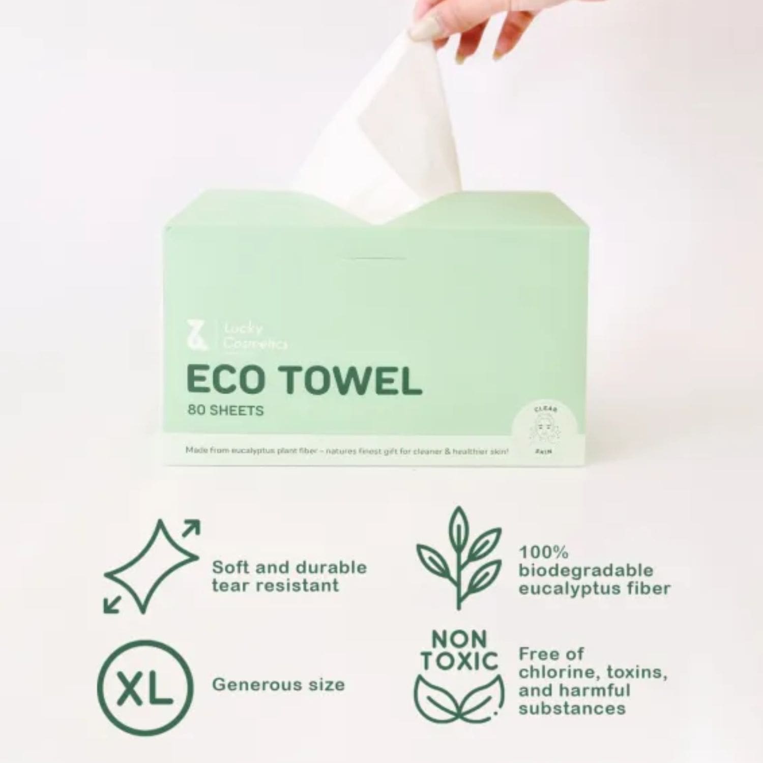 Eco Facial Dry Towel - Lucky 76 Pharma